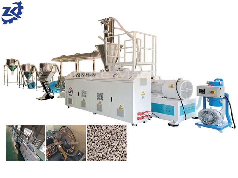 Yongte Plastic Filler Masterbatch Granulation Machine is suksesvol in Indië geïnstalleer