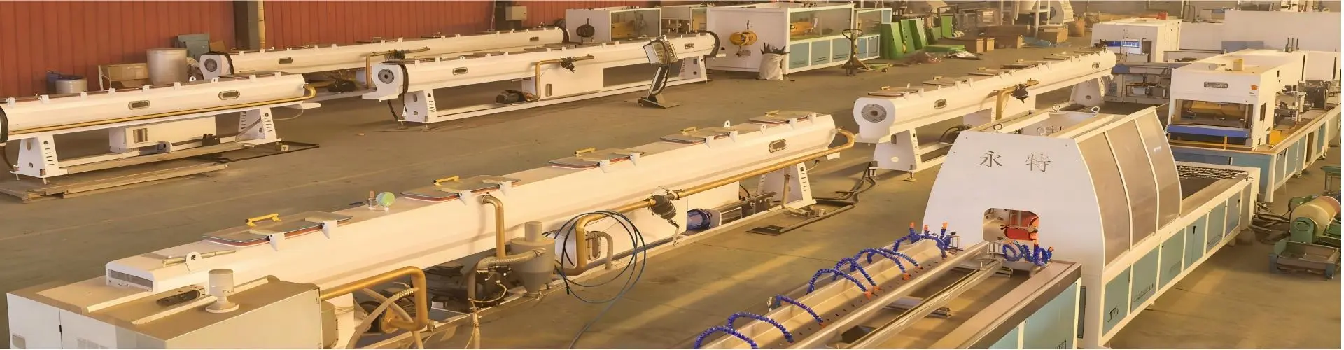 Plastiek pyp ekstrusie masjien