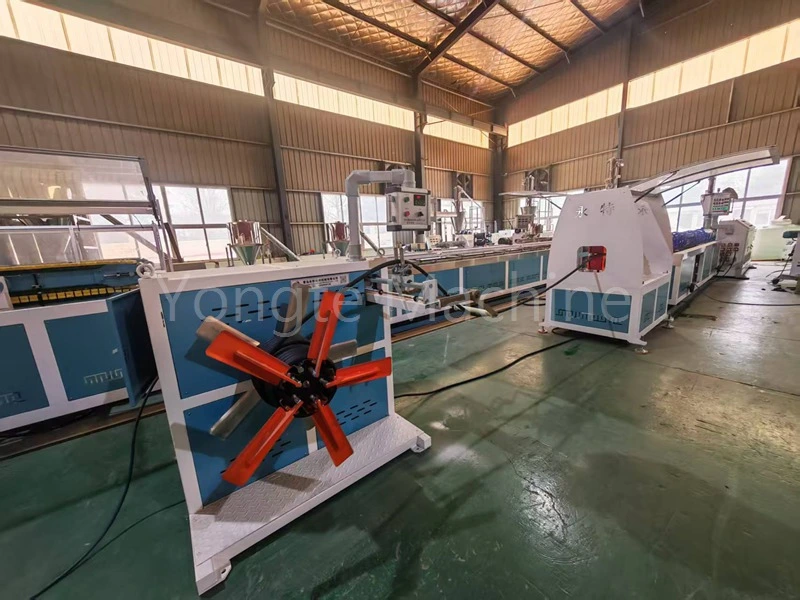 rubber irrigation pipe winder machine
