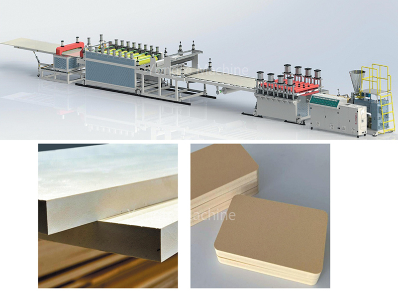 Hout plastiek meubelbord produksielyn