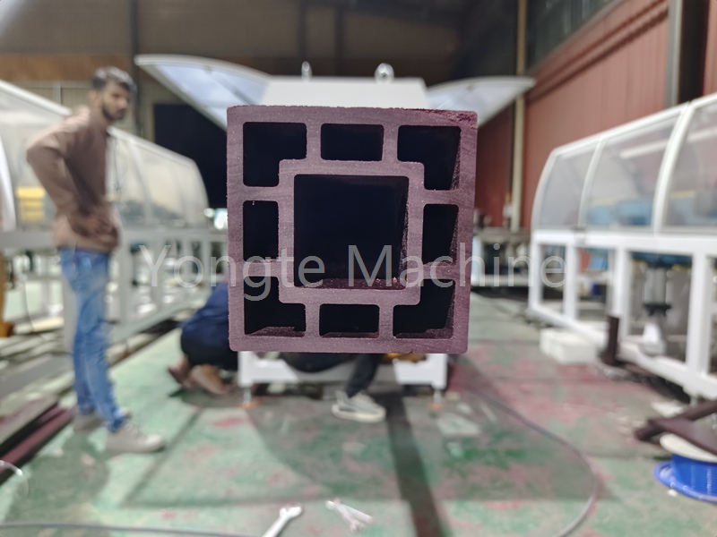 WPC heiningpaal maak masjien