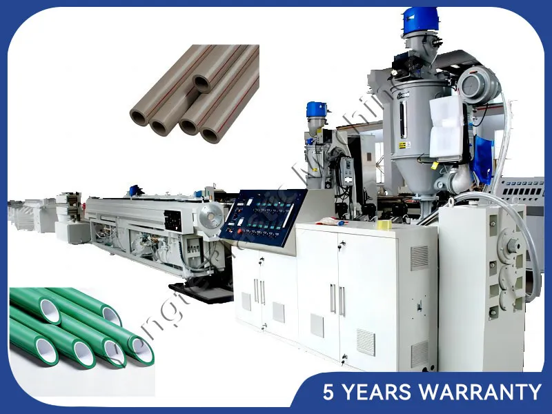 16-63mm Drie-laag PPR Hot Water Pipe Extrusimasjien