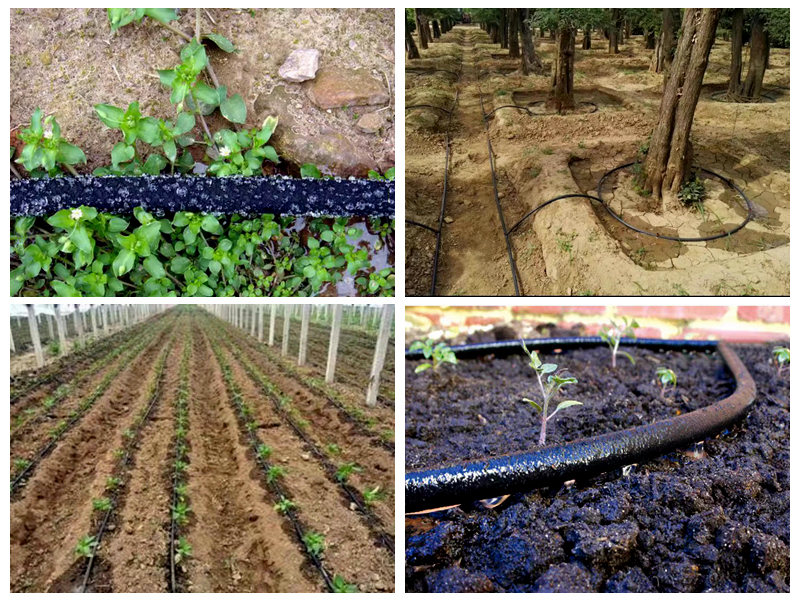 rubber irrigation pipe using for farm