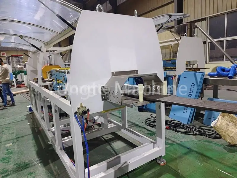 auto cutter of Plastic lumber extruder