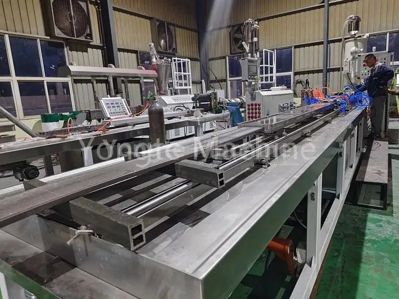 calibration table of Plastic lumber extruder