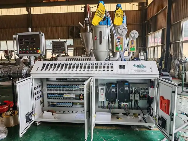 electric control of Plastic lumber extruder