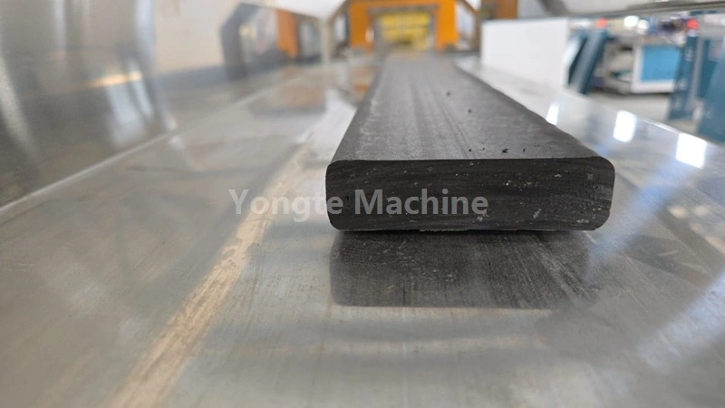 stacker of Plastic lumber extruder
