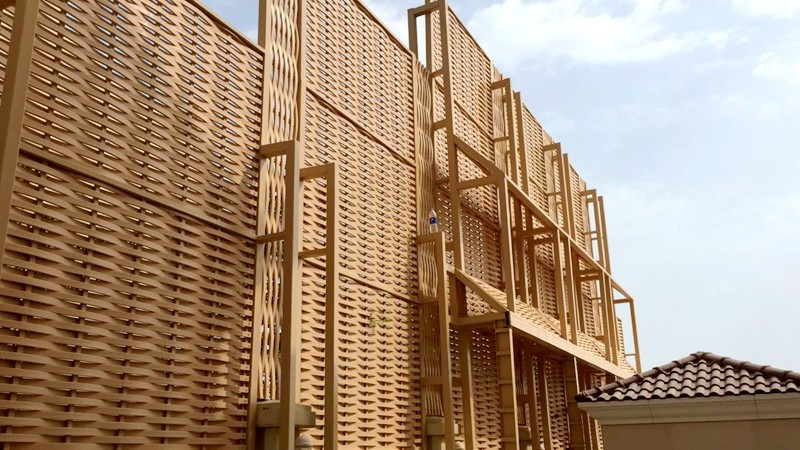 Plastiek -hout -ekstruderingslyn